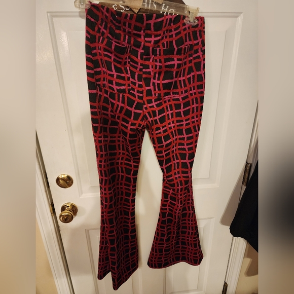 Cute colorful flare pants! - Picture 2 of 2